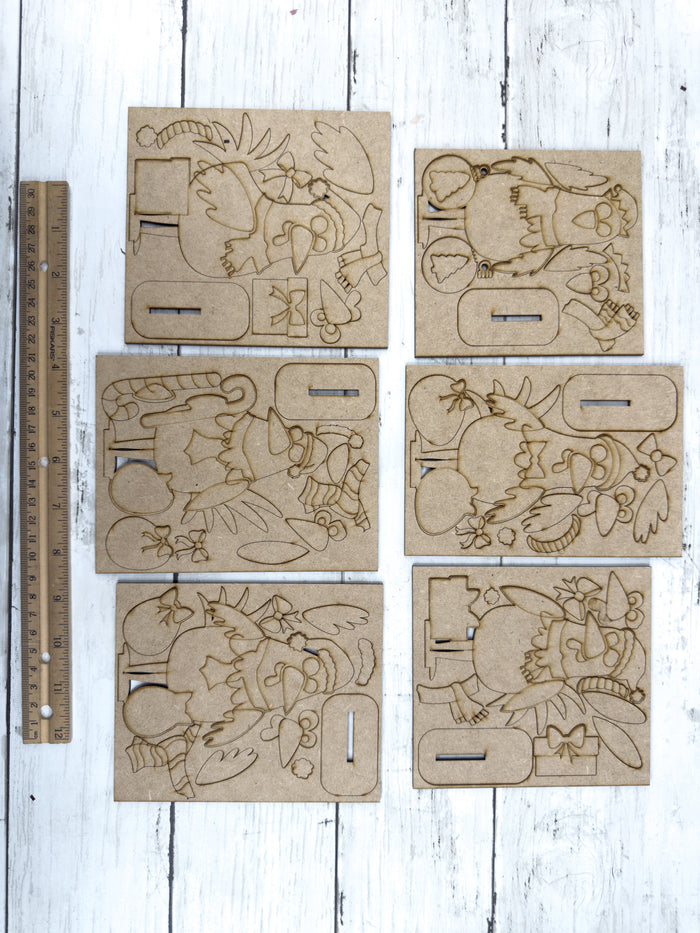 Set Chicken Christmas Friends DIY Kit