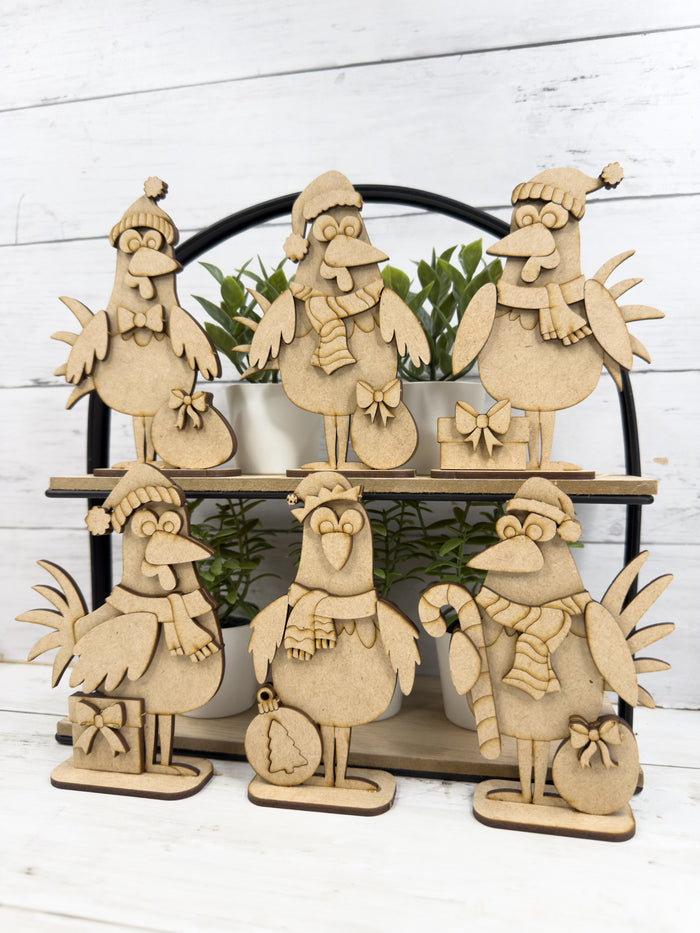 Set Chicken Christmas Friends DIY Kit