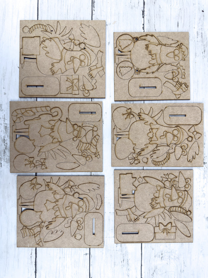 Set Chicken Christmas Friends DIY Kit