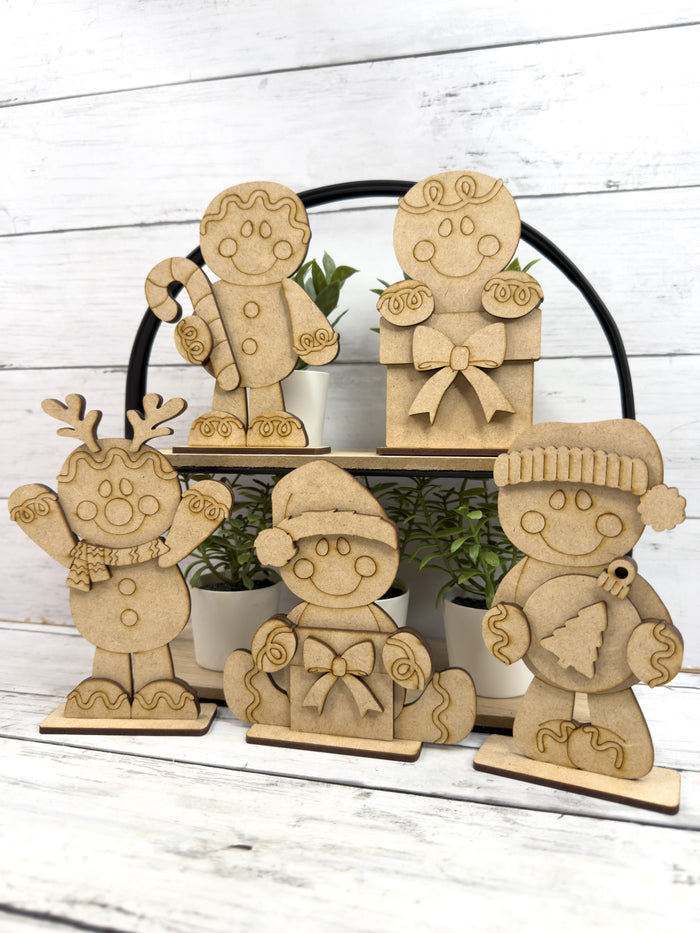 Set Gingerbread Christmas Friends DIY Kit
