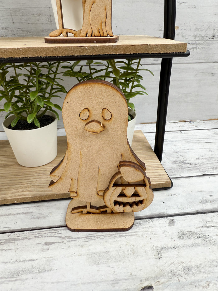 Set of Halloween Birdies and Birdhouse DIY Craft Kit