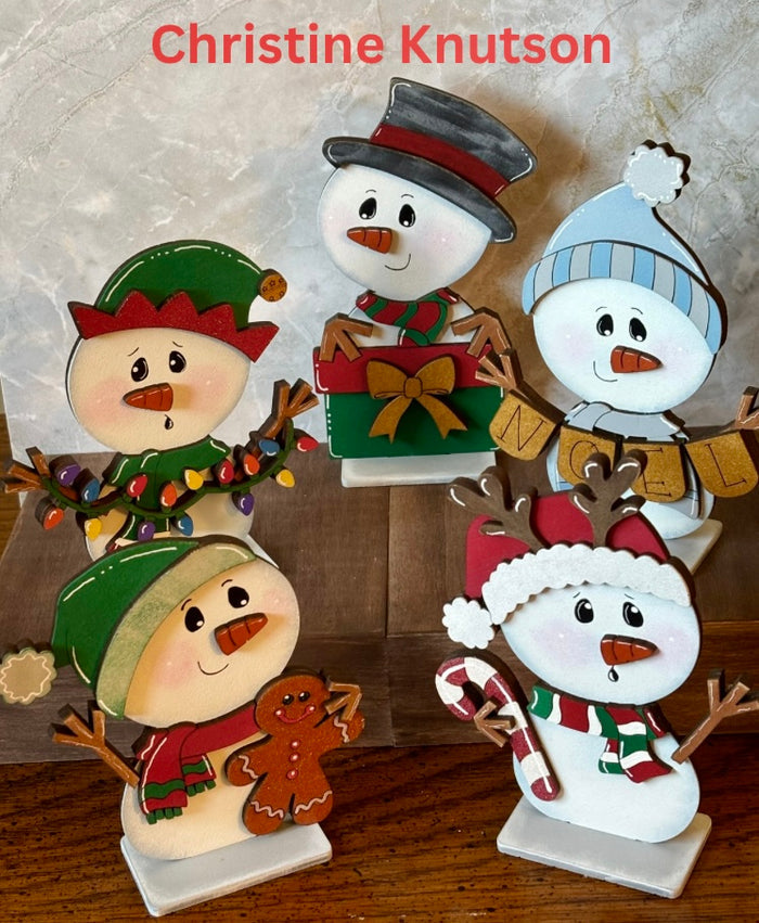 Set Snowman Christmas Friends DIY Kit
