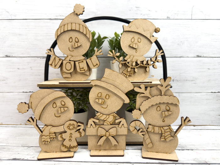 Set Snowman Christmas Friends DIY Kit