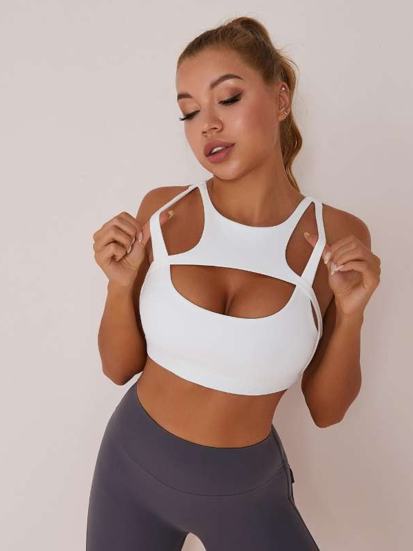 Sexy Cutout Pocket Short Tracksuit