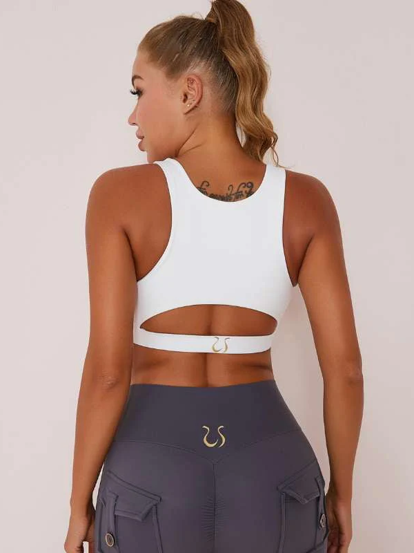 Sexy Cutout Pocket Short Tracksuit