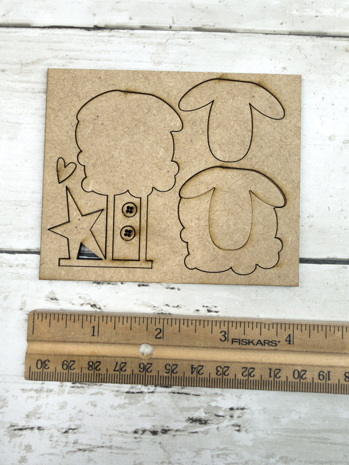 Sheep and Star Cloche Cake Display Add on Insert Kit