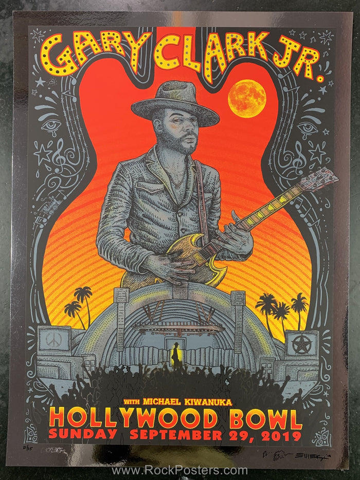 AUCTION - Emek Gary Clark, Jr. -  Hollywood '19 Silkscreen RARE Foil Variant Ed. of 25 - Condition - Near  Mint-76426-51546