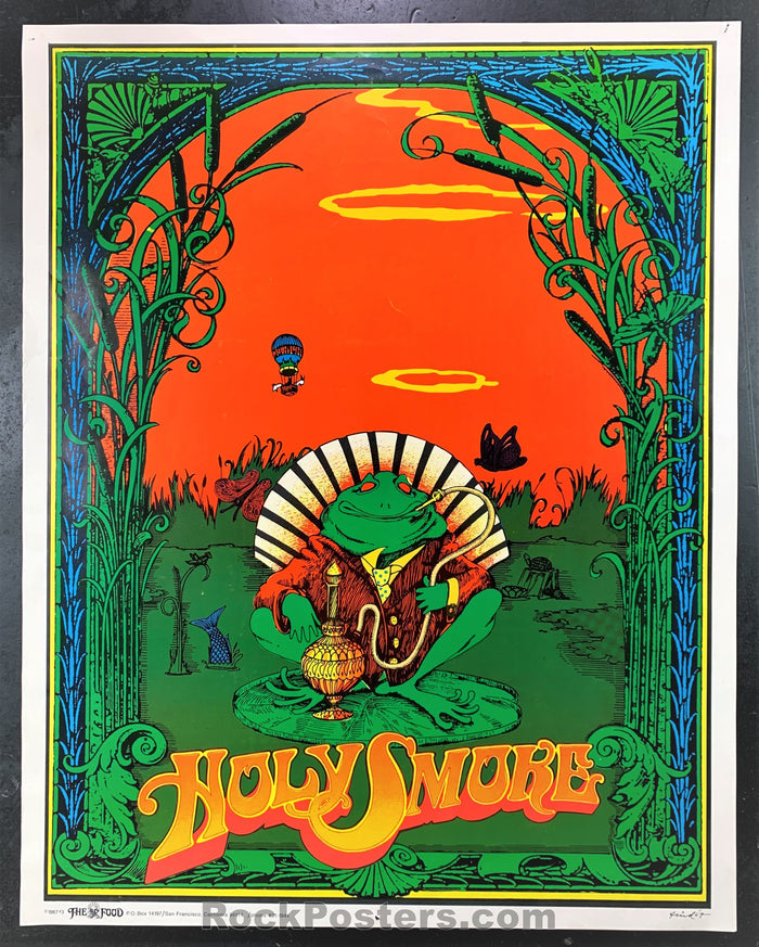 AUCTION - Holy Smoke - Bob Fried 1967 Original Head Shopu00a0Poster - Condition - Excellent-78134-51563