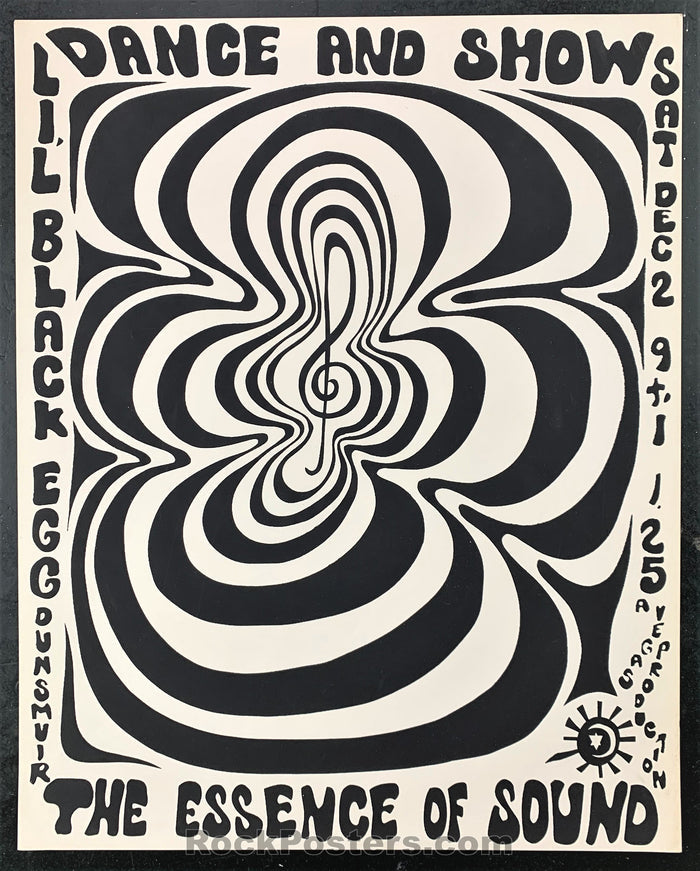AUCTION - Dance & Show - Psychedelic  1967 Concert Posteru00a0 - Northern California - Condition - Near Mint Minus-77021-51625