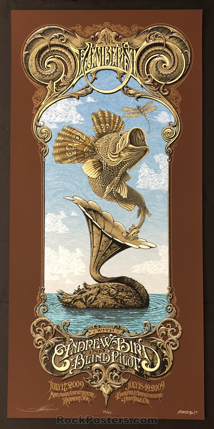 AUCTION - Emek Aaron Horkey - The Decemberists Northwest '09 Artist Edition Silkscreen - Condition -  Mint-75809-51744