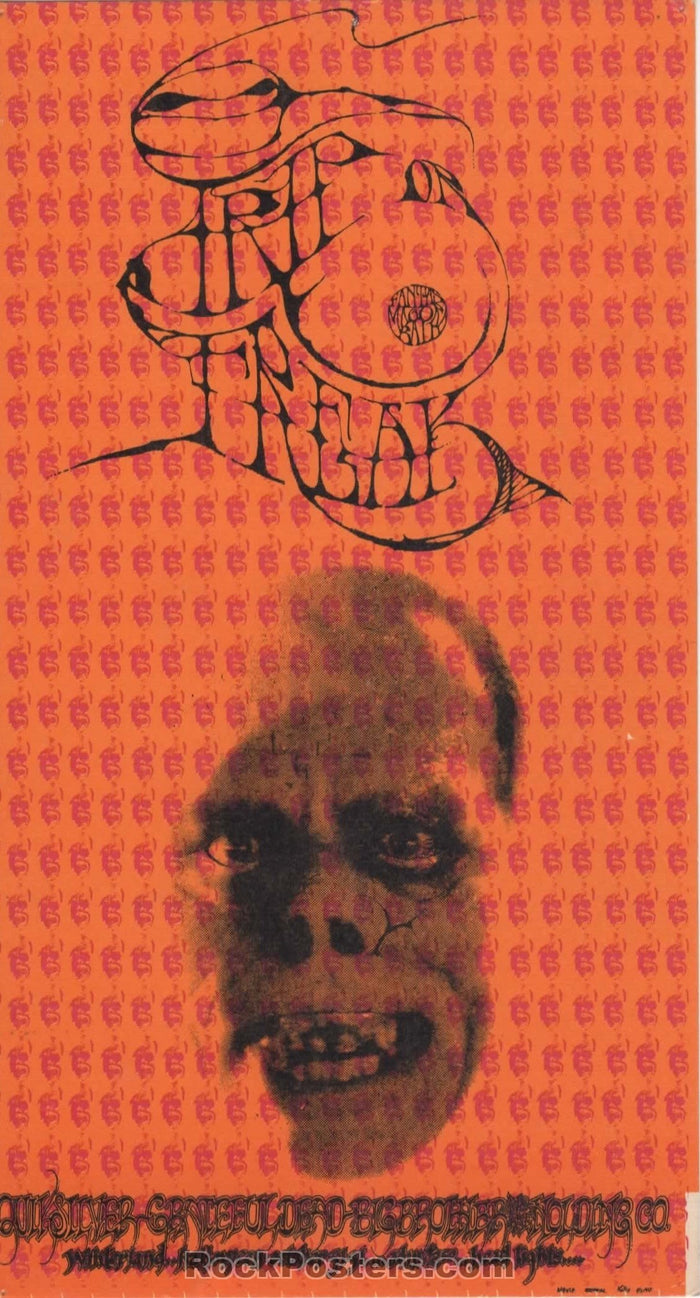 AUCTION - AOR 2.183 - Grateful Dead Trip Or Freak Handbill - Winterland - Condition - Very Good-73069-48256
