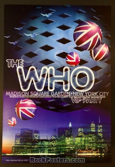 AUCTION - BGPSE-26 - The Who Rex Ray - Madison Square Garden - Mint-227154-136319