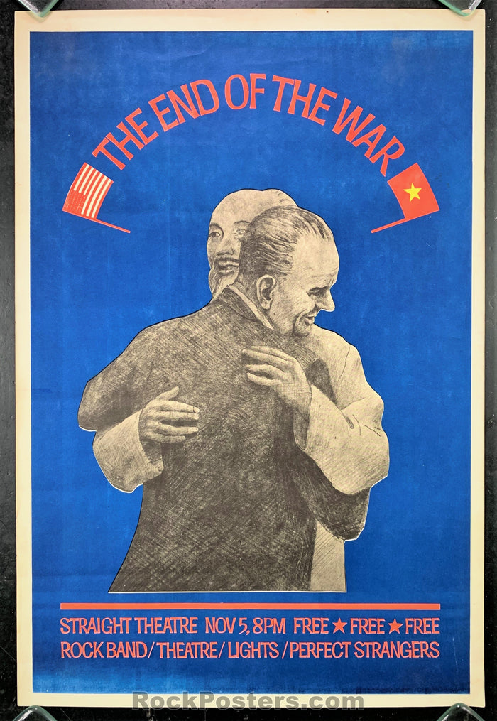 AUCTION - AOR2.219 - Diggers The End Of War 1967 Poster - Straight Theater - Excellent-78061-51837