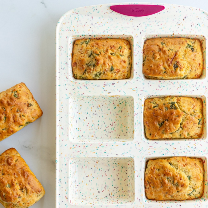 Silicone Confetti - 6-Count Mini Loaf Pan