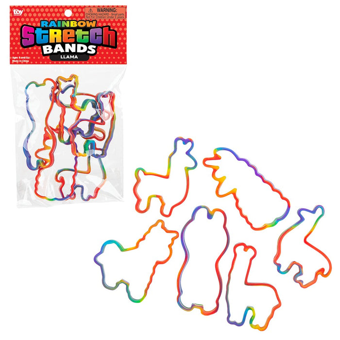 Silicone Stretch Bracelets - Llama