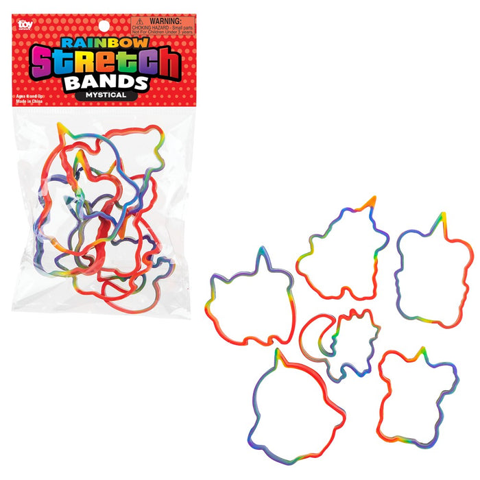 Silicone Stretch Bracelets - Mystical Rainbow