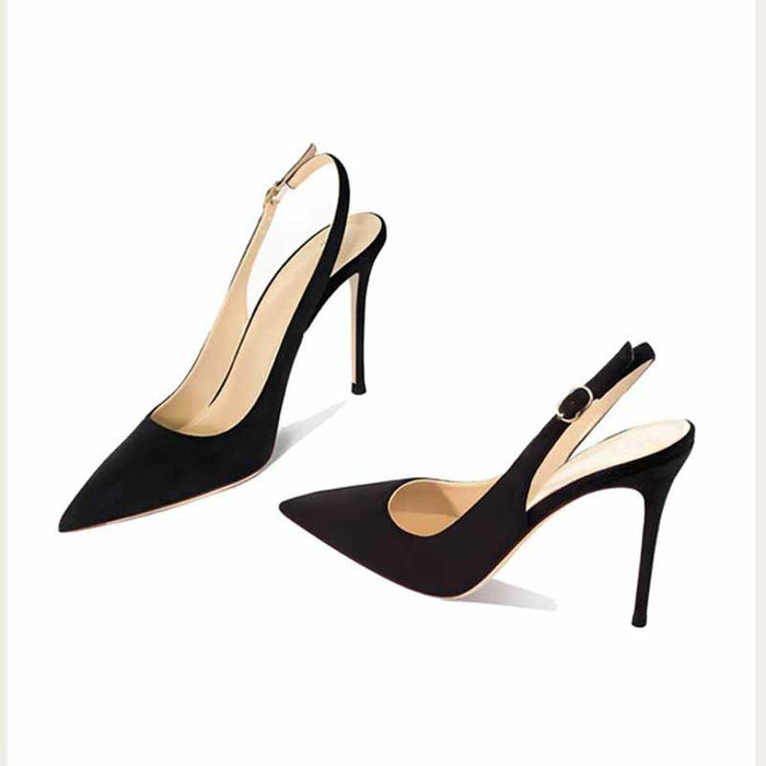 Singback 10cm Stiletto Heels - Pointed Toe Pumps for Women
