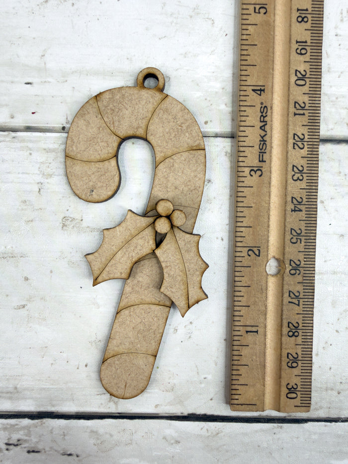 Single Candy Cane Ornament DIY Kit