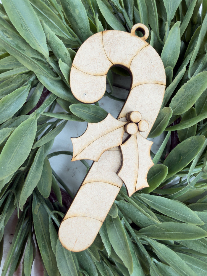 Single Candy Cane Ornament DIY Kit