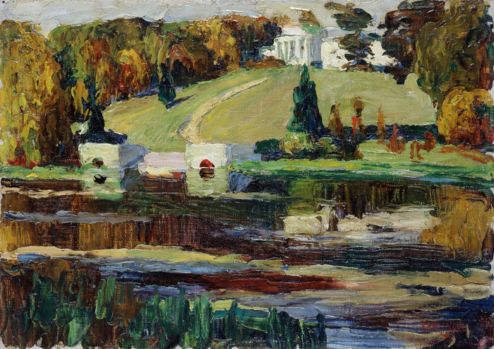 Sketch for Akhtyrka – Fall by Wassily Kandinsky, 1901