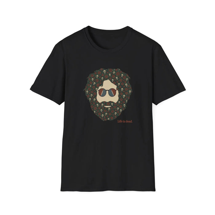 Skull & Roses Jerry Life is Dead T-Shirt