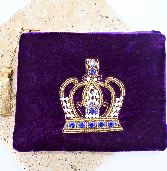 smaller Anna Nova Beaded Pouch