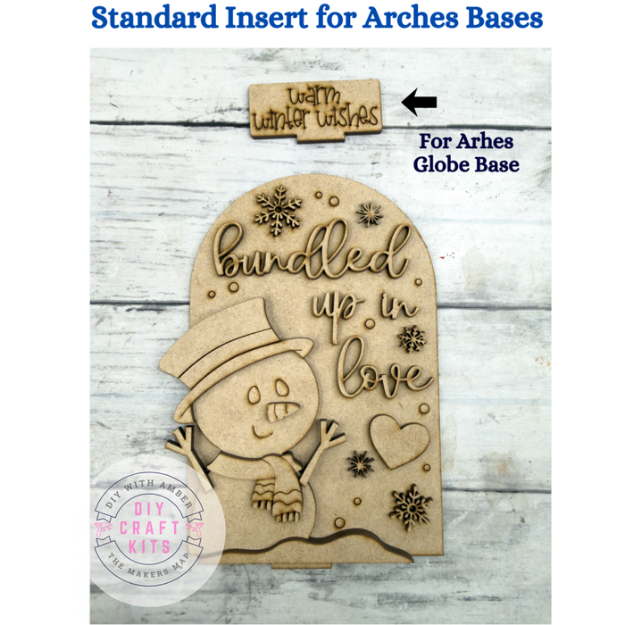 Snowman Standard Arch Insert for Interchangeable Standard Arches Bases