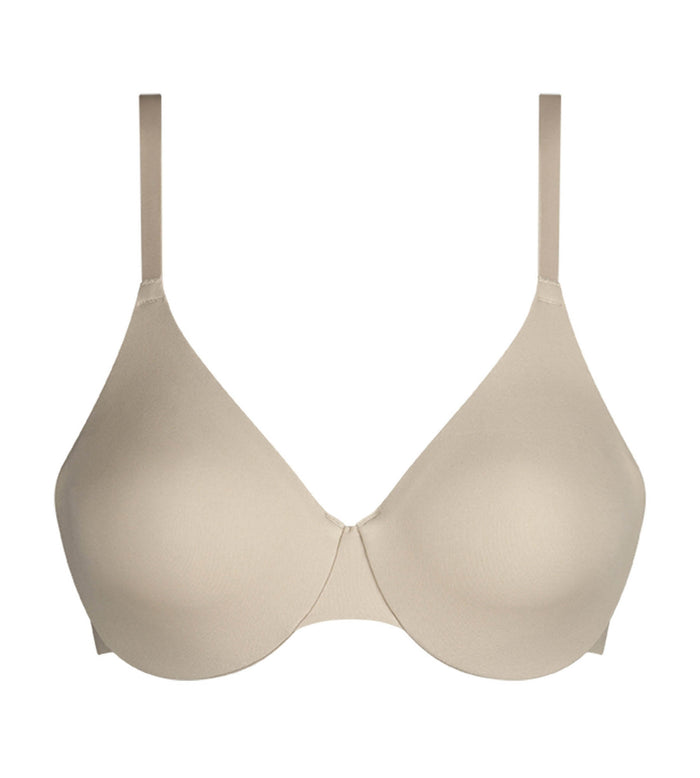 Soutien-gorge à armatures en microfibre Nude Dim Invisible