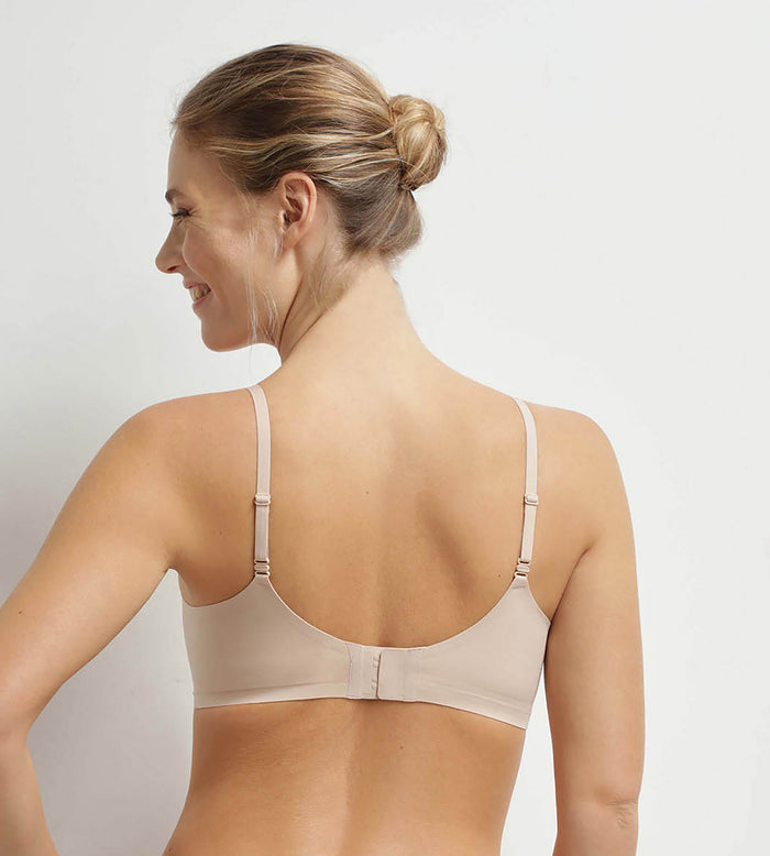 Soutien-gorge brassière en microfibre Nude Dim Invisible
