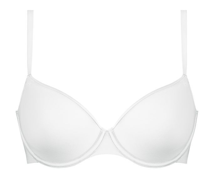 Soutien-gorge corbeille en microfibre Blanc Dim Invisible