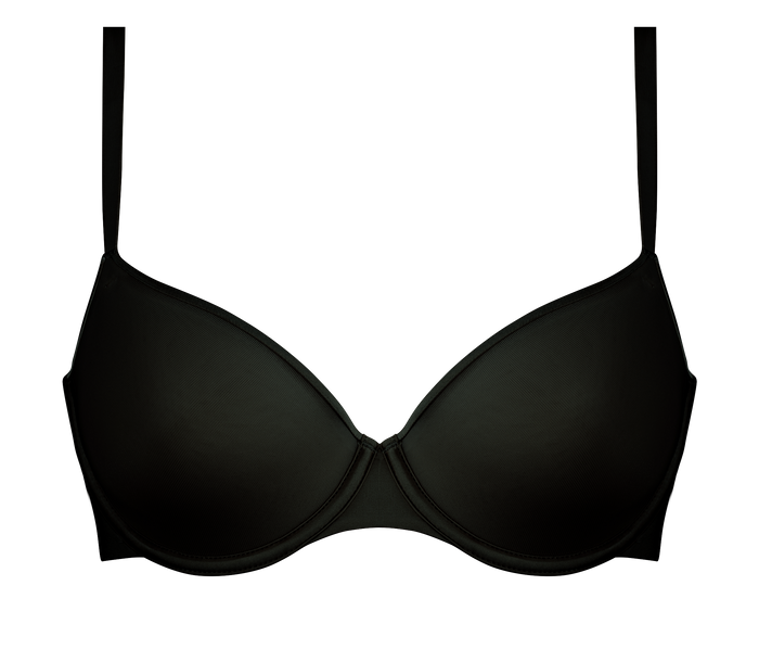 Soutien-gorge corbeille en microfibre Noir Dim Invisible