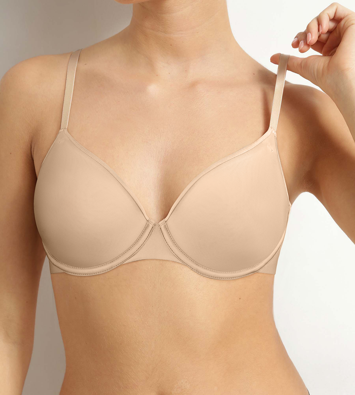 Soutien-gorge corbeille en microfibre Nude Dim Invisible