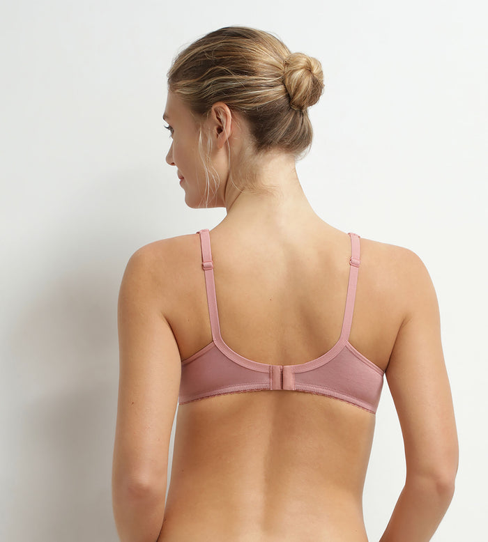 Soutien-gorge emboîtant avec armatures Rose Generous Coton Bio