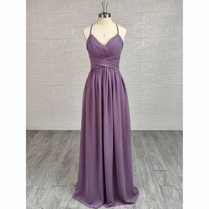 Spaghetti Strap A-Line Bridesmaid Dress – Wedding Guest & Bridal Party Dress