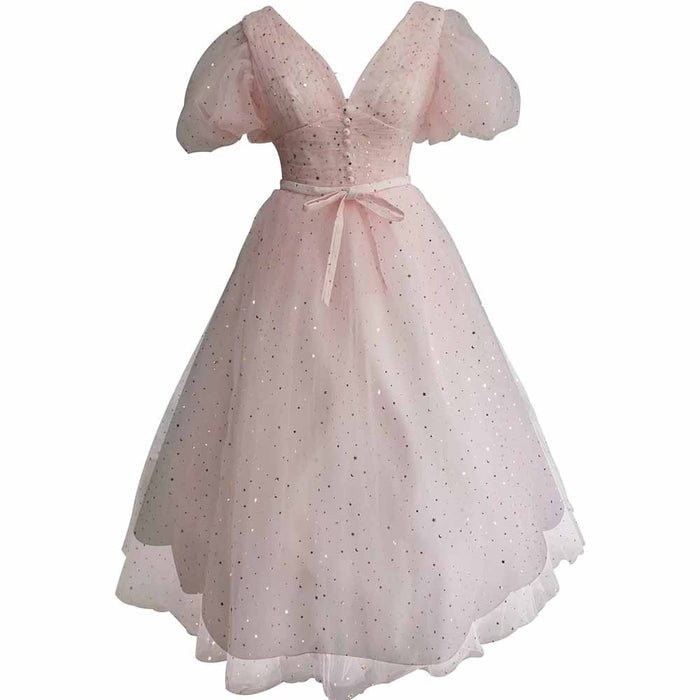Light pink Tea-Length / Free