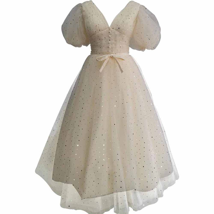 Champagne Tea-Length / Free