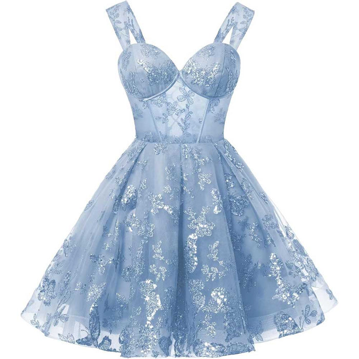 Sparkly Homecoming Dresses Teens Short Prom Dress Juniors Cocktail Dress