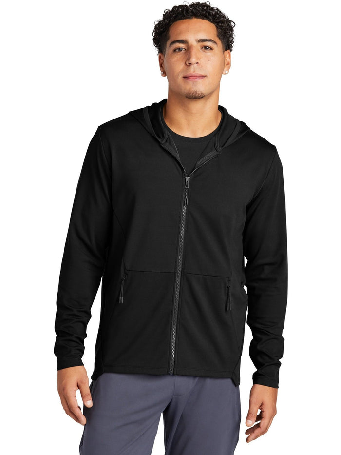 Sport-Tek Circuit Hooded Full-Zip-Regular-Sport-Tek-Deep Black-S-Thread Logic