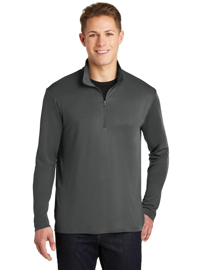 Sport-Tek PosiCharge Competitor 1/4-Zip Pullover-Regular-Sport-Tek-Iron Grey-XS-Thread Logic