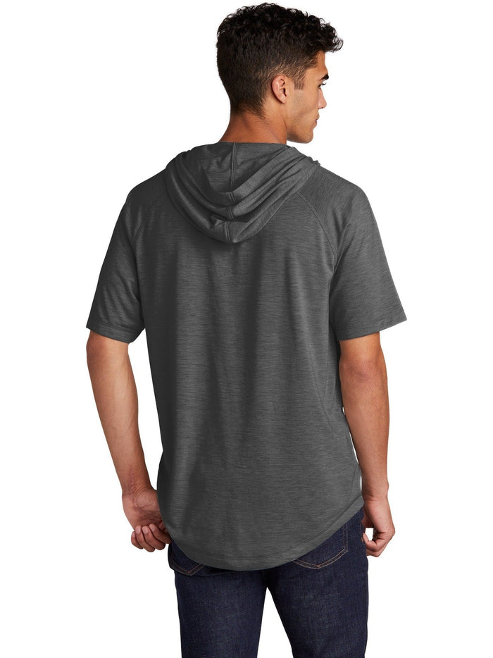 no-logo Sport-Tek PosiCharge Tri-Blend Wicking Short Sleeve Hoodie-Regular-Sport-Tek-Thread Logic