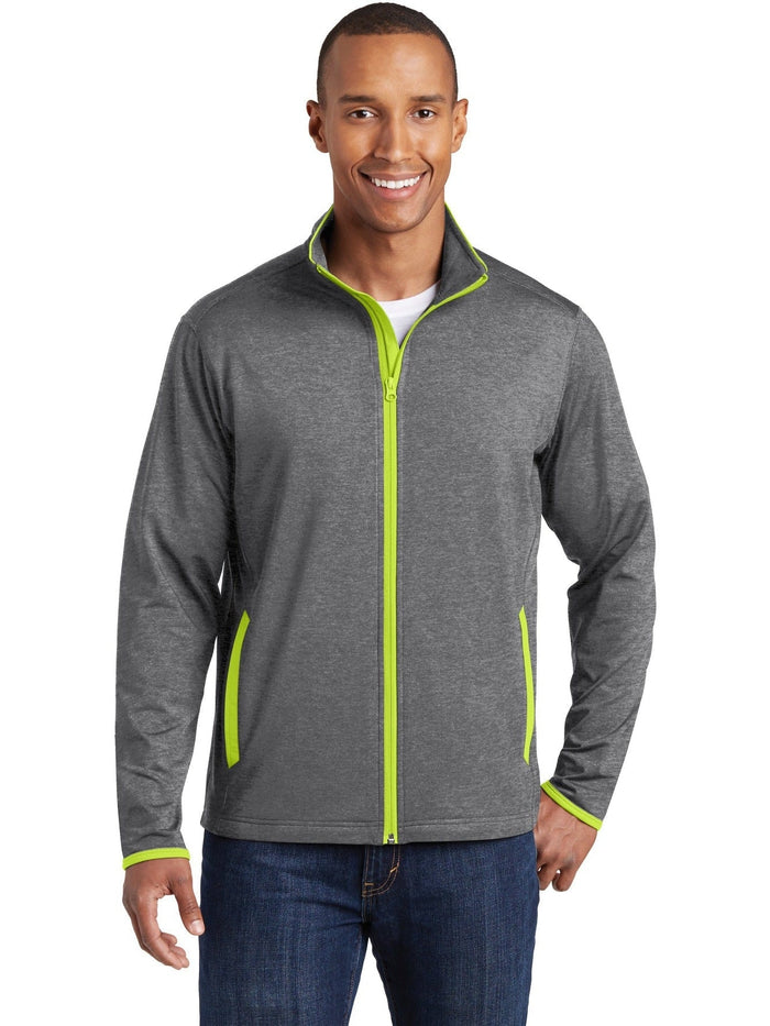 Charcoal Grey Heather/Charge Green / XS