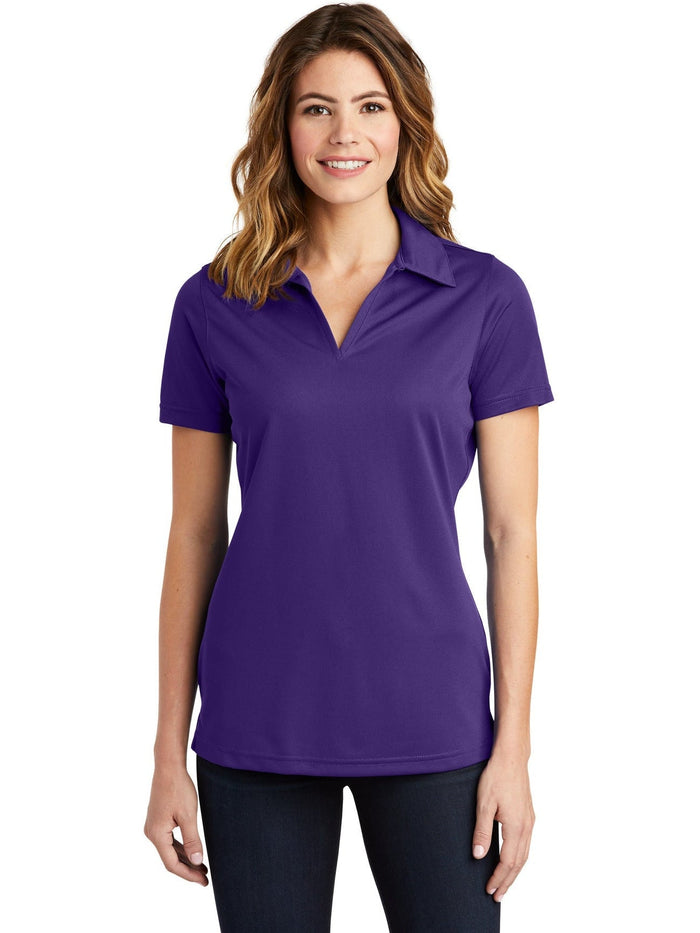 Sport-Tek Ladies PosiCharge Active Textured Polo-Regular-Sport-Tek-Purple-S-Thread Logic