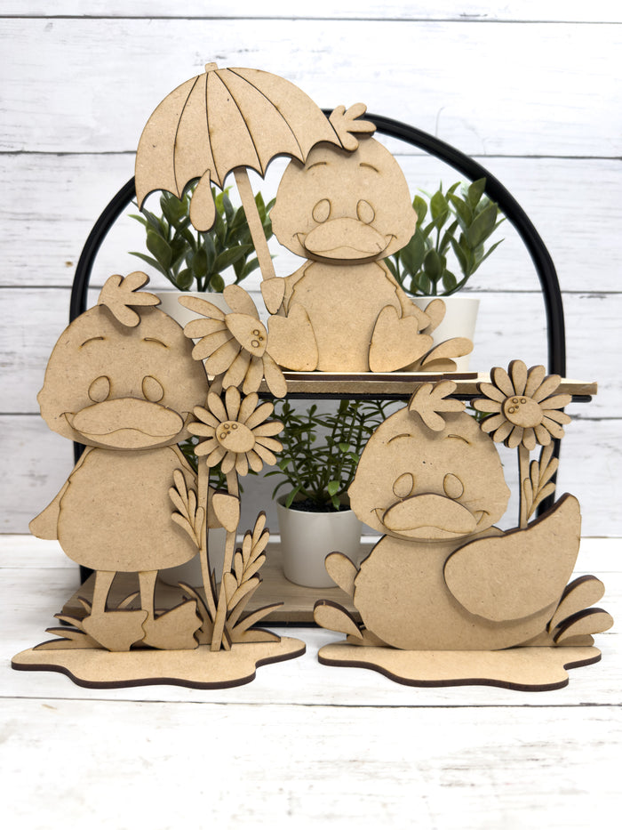 Spring Ducks Sitter Set DIY Kit