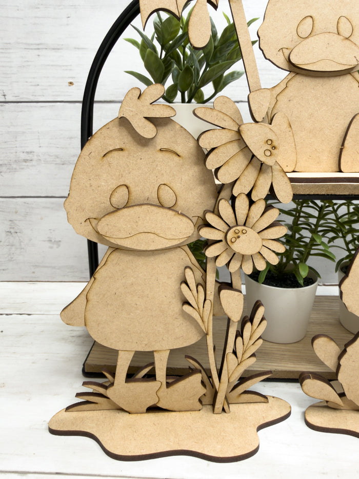 Spring Ducks Sitter Set DIY Kit