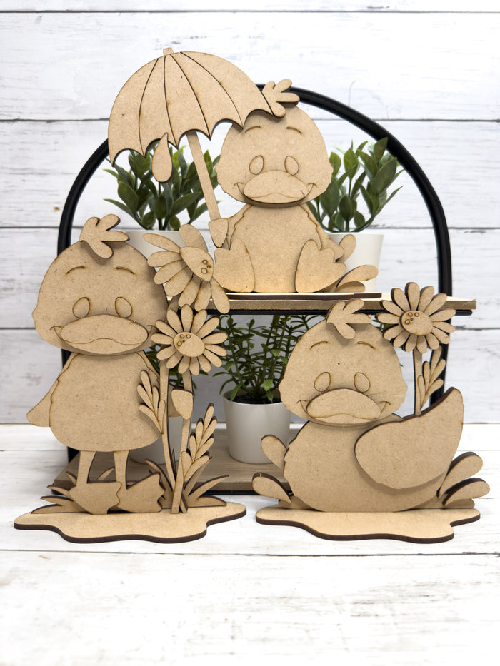 Spring Ducks Sitter Set DIY Kit