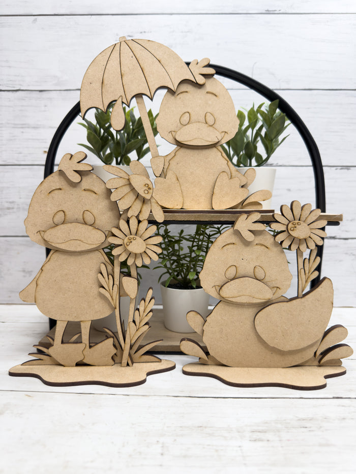 Spring Ducks Sitter Set DIY Kit