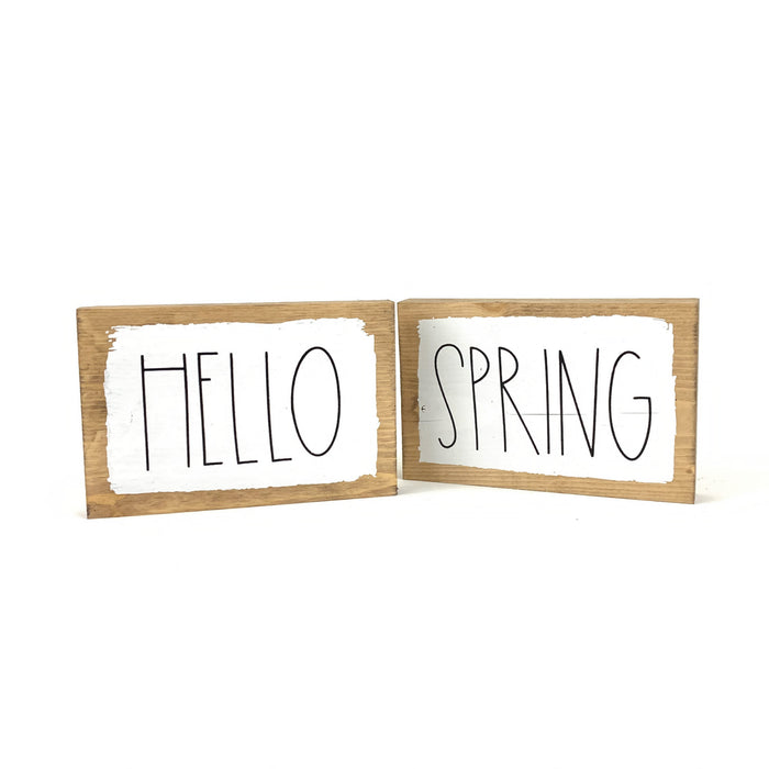 Spring Word Blocks