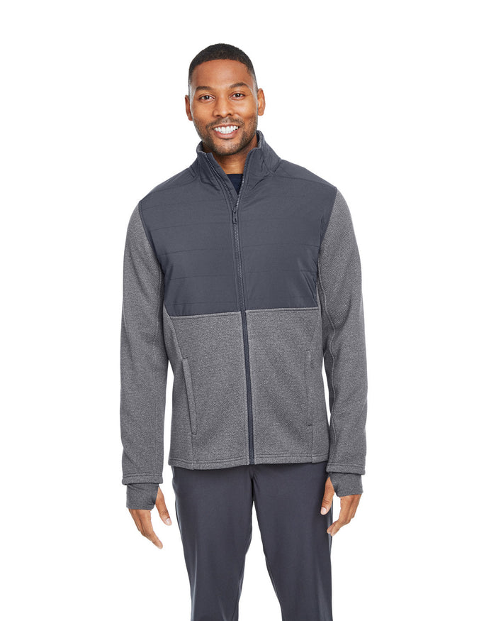 Spyder Pursuit Jacket -Men's Jackets-Spyder-Black Heather/Polished-S-Thread Logic