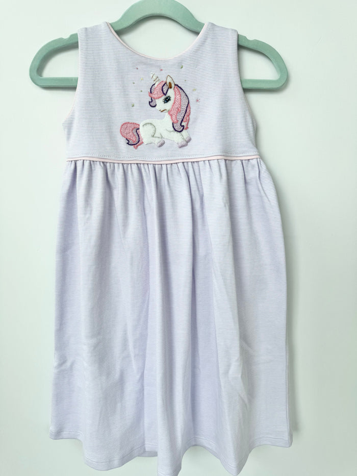 Squiggles - Button Back Dress - Sassy Unicorn