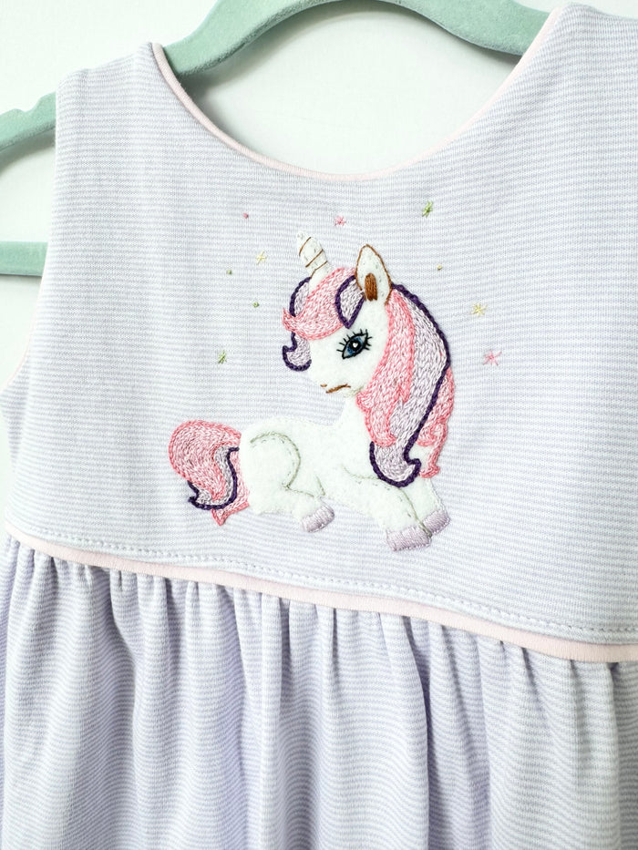 Squiggles - Button Back Dress - Sassy Unicorn